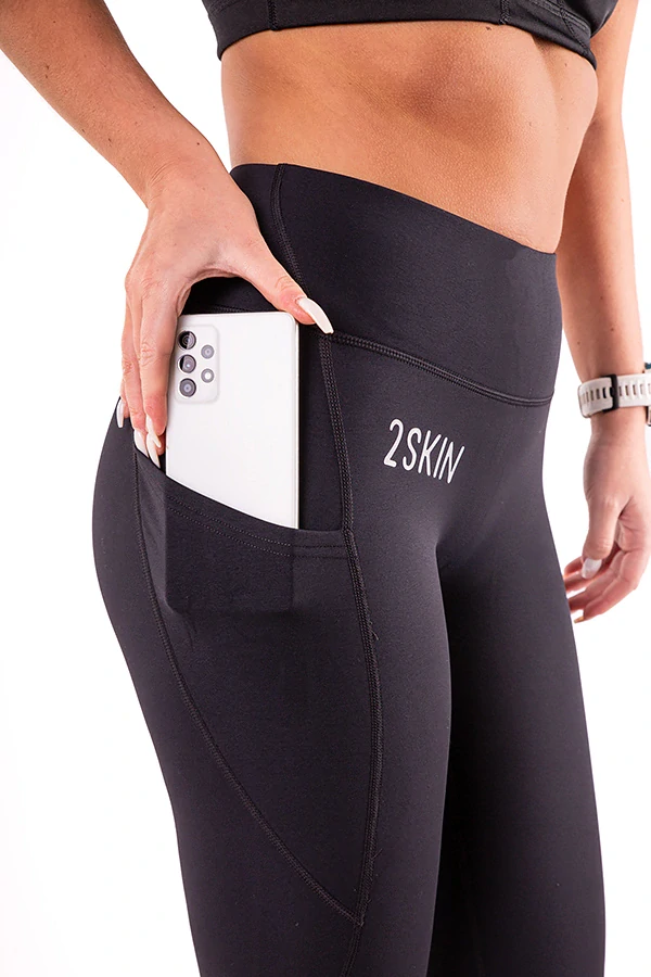 Zateplené legíny RUNNER GIRL černé