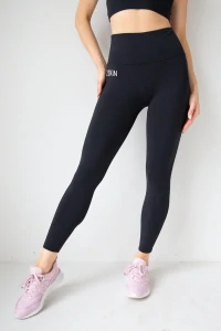 Černé legíny s vysokým pasem HARMONY Black
