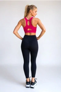 Růžová sportovní podprsenka ZIPPER