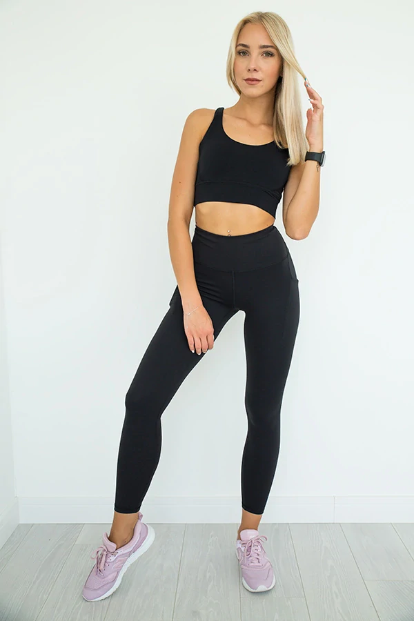 Sportovní podprsenka černá BALANCE