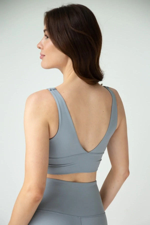 Fitness podprsenka světle šedá HARMONY