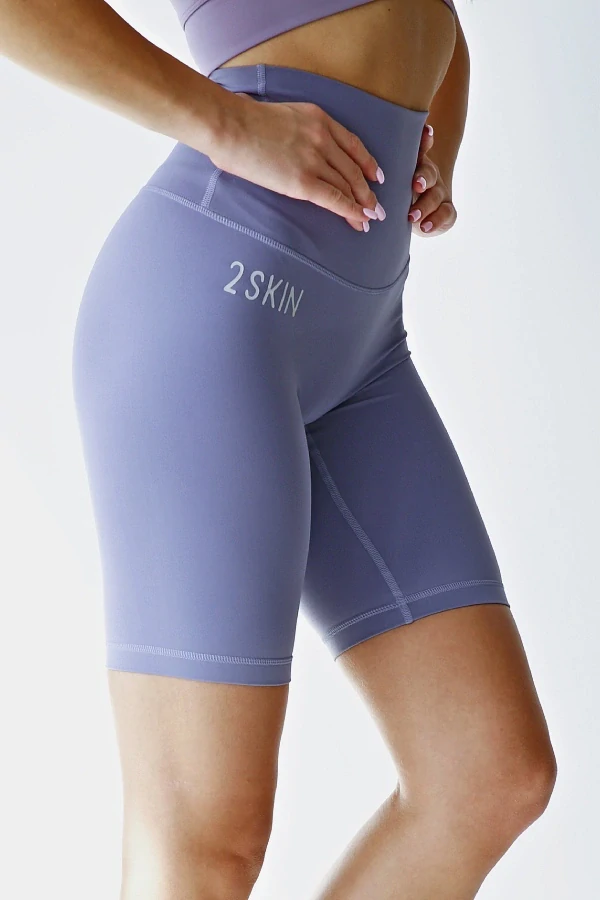 Krátké legíny s vysokým pasem ICONY lila