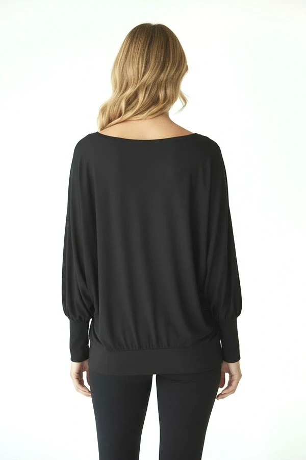 Taneční blůza ve stylu kimono LATINA black