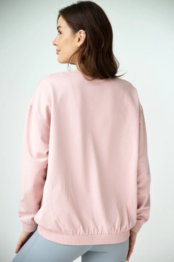 Mikina růžová I LOVE PILATES