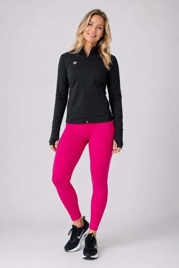 Pilates legíny Magenta