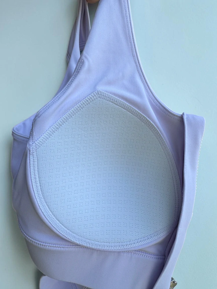 Fialová sportovní podprsenka ZIPPER